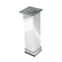 ALM KARE DÜZ KROM AYAK 20 CM - 1